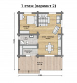 Дом из бревна VZ-173